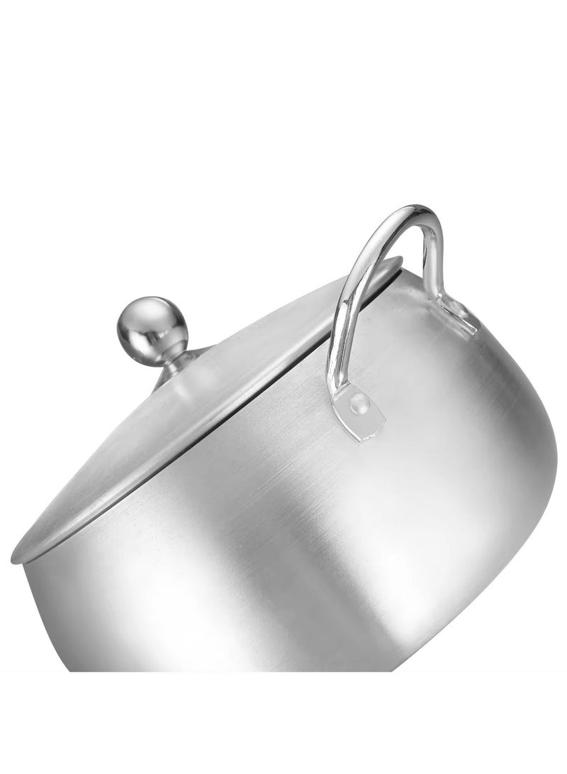 Shine 5 Piece Aluminum Cookware Set with Lids Heavy Pakistani industry - Image 4